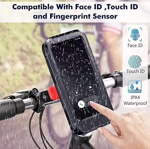 Universal 360 Rotation Bike Waterproof Cell Phone Holder. cs2856-ri