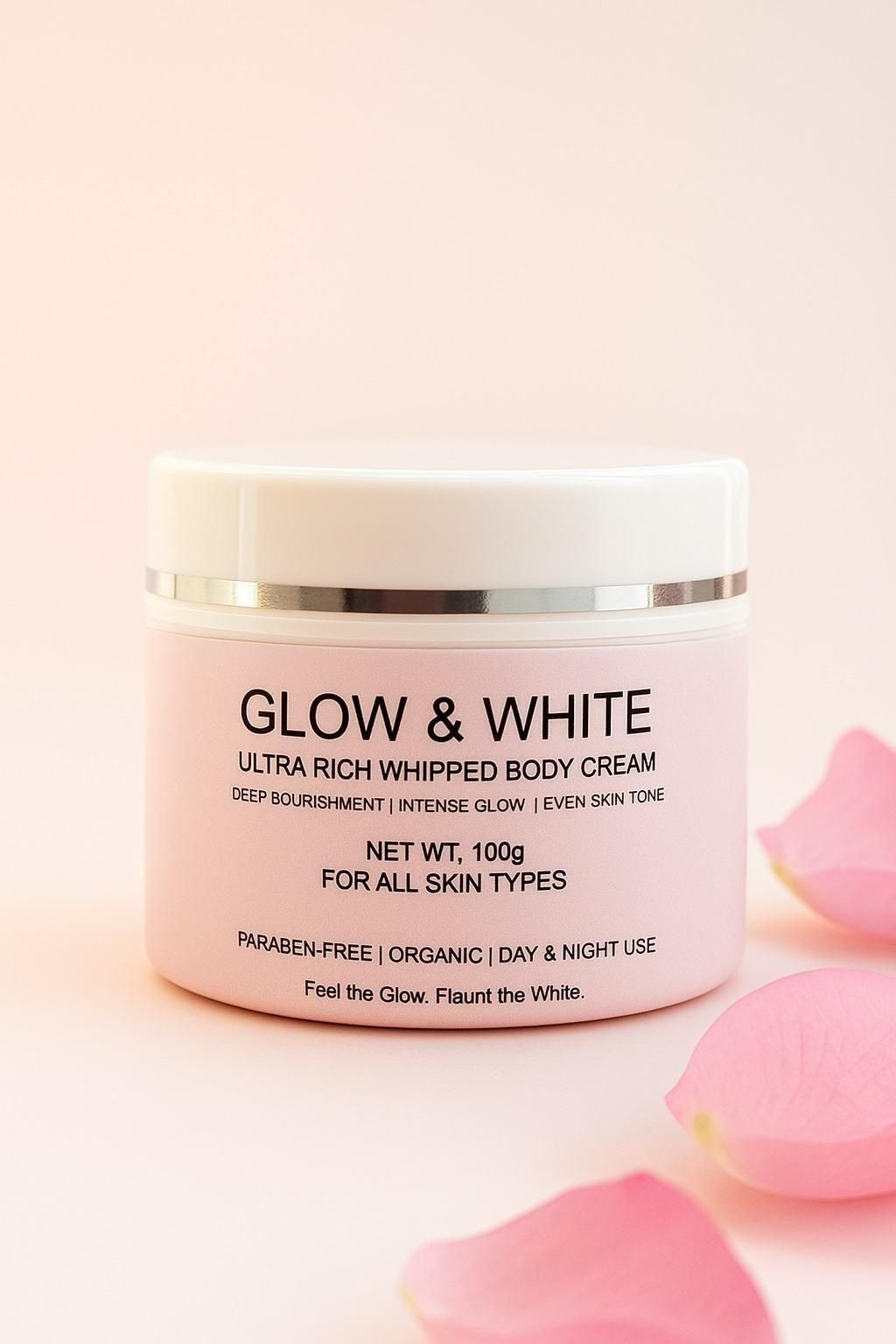 Glow & White Body Cream 100gm Each (Pack of 2) cs2856-ri