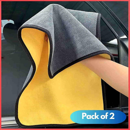 Multipurpose Double-Sided Cloths Automotive Towels Pack of 2 cs2856-ri