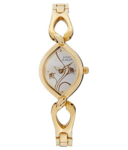 Titan Analog Silver Dial Women's Watch cs2856-ri