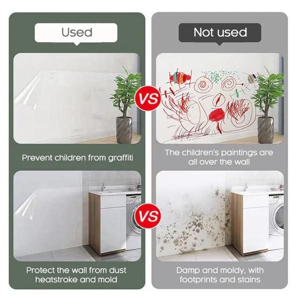 Self- Adhesive Transparent Electrostatic Wall Protection Film Buy 1 Get 1 Free cs2856-ri