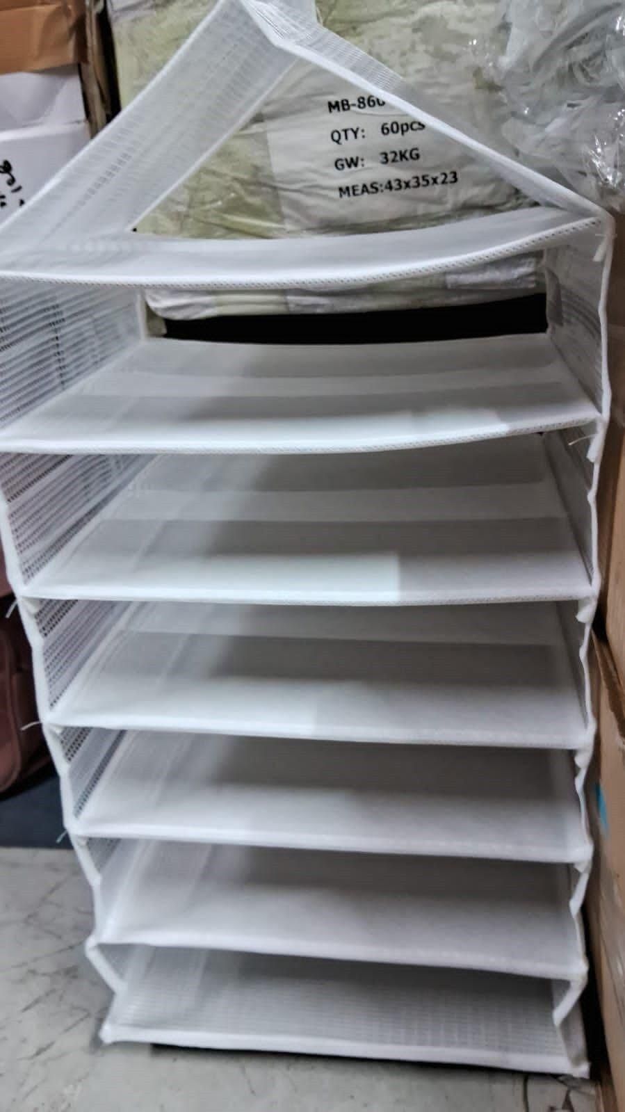 Hanging Closet Foldable Organizer 6 Slots cs2856-ri