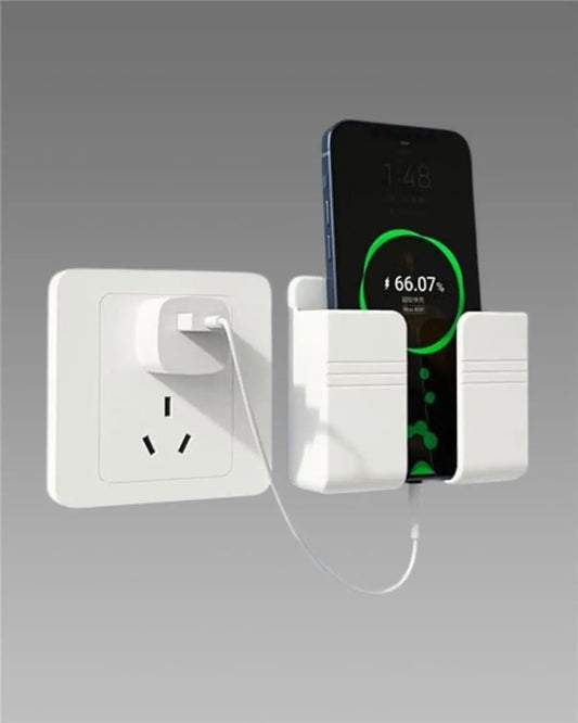 Wall Mounted Mobile Holder With Adhesive Strips& Charging Holder cs2856-ri