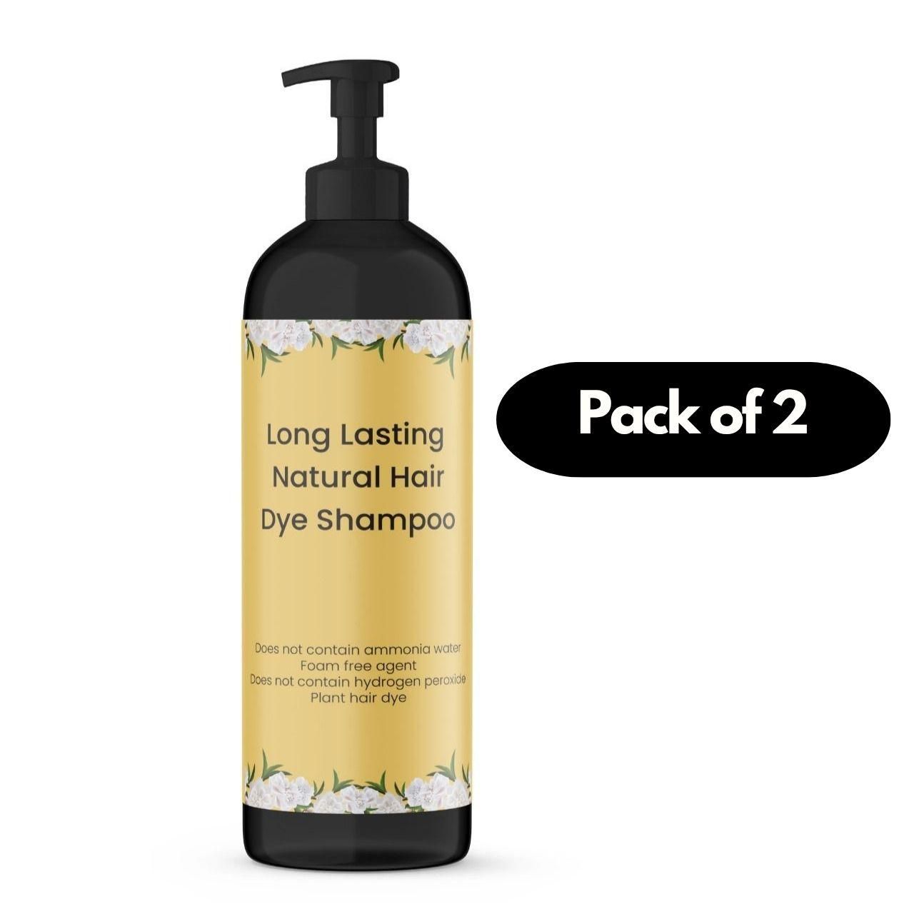 Long Lasting Natural Hair Dye Shampoo 100ML (Pack of 2) cs2856-ri