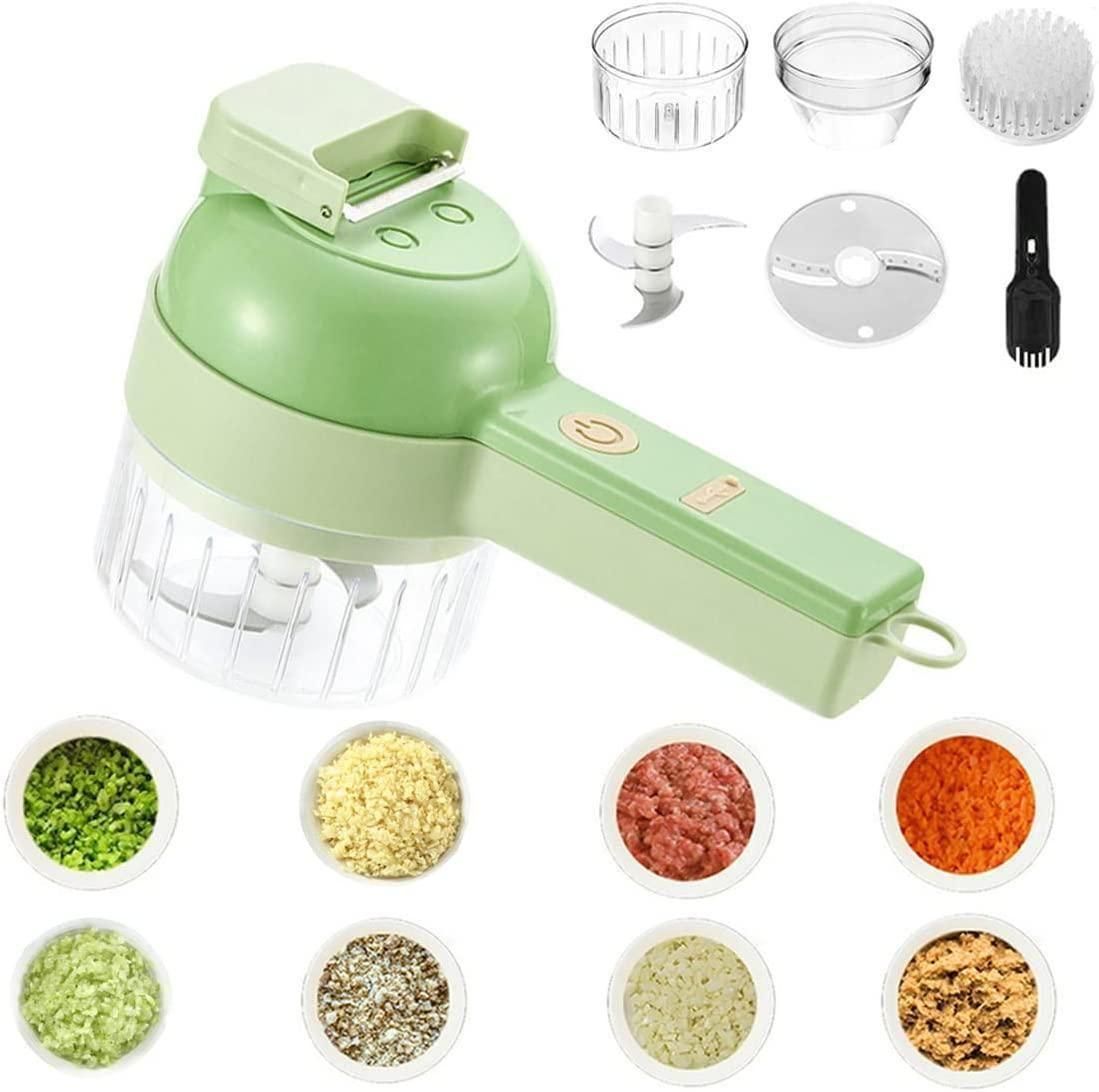 4 in 1 Portable Electric Vegetable Cutter Set cs2856-ri