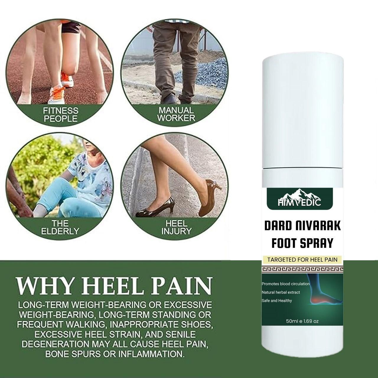 Pain Reliving Foot Sprey 30ML (Pack of 2) cs2856-ri