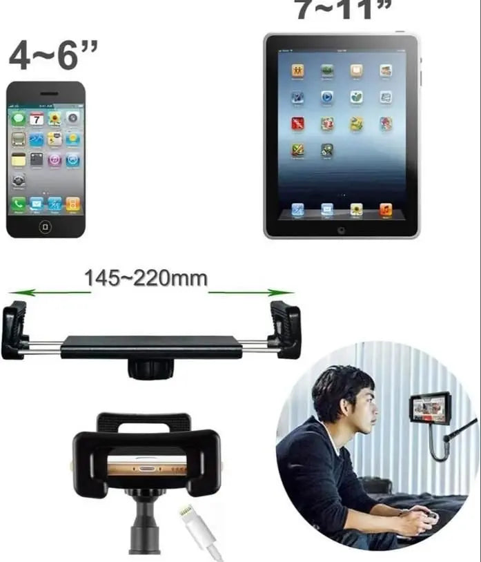 Mobile Phone & Tablet Stand-Flexible Clip cs2856-ri