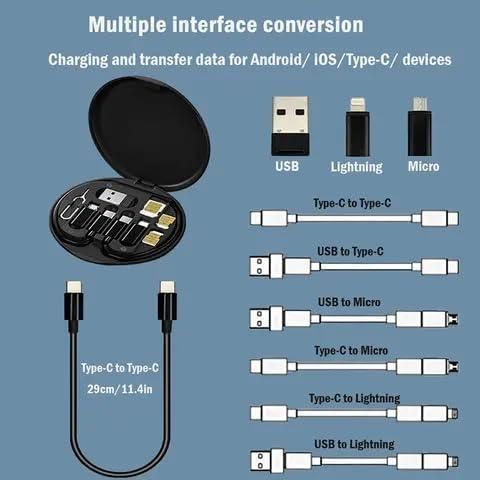 Fast Charging Travel Cabel Set cs2856-ri