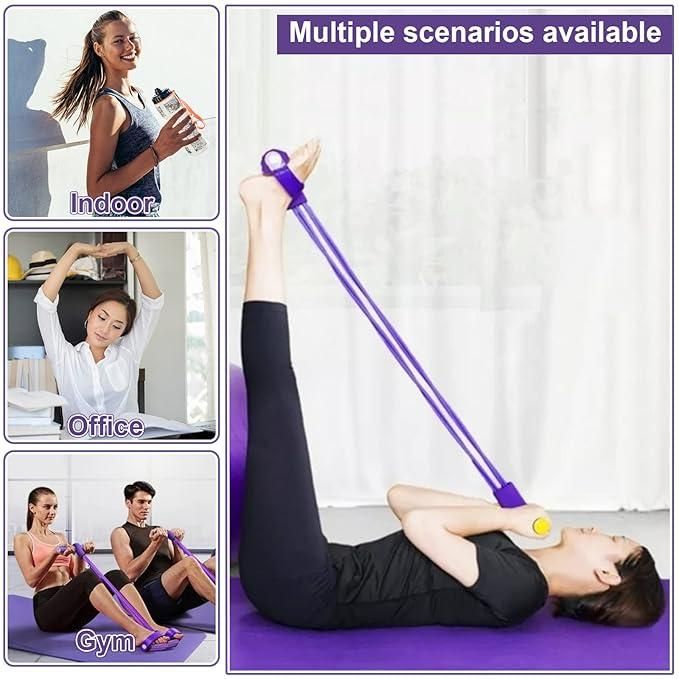Yoga Pedal Puller Resistance Band Fitness Equipment cs2856-ri