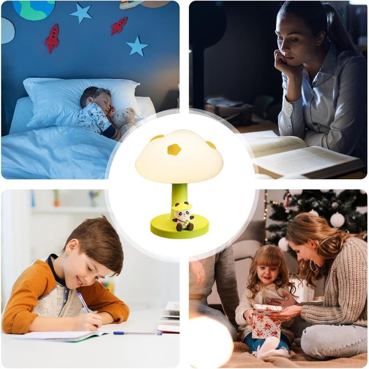 Cute Silicone Panda Night Lights for Kids cs2856-ri