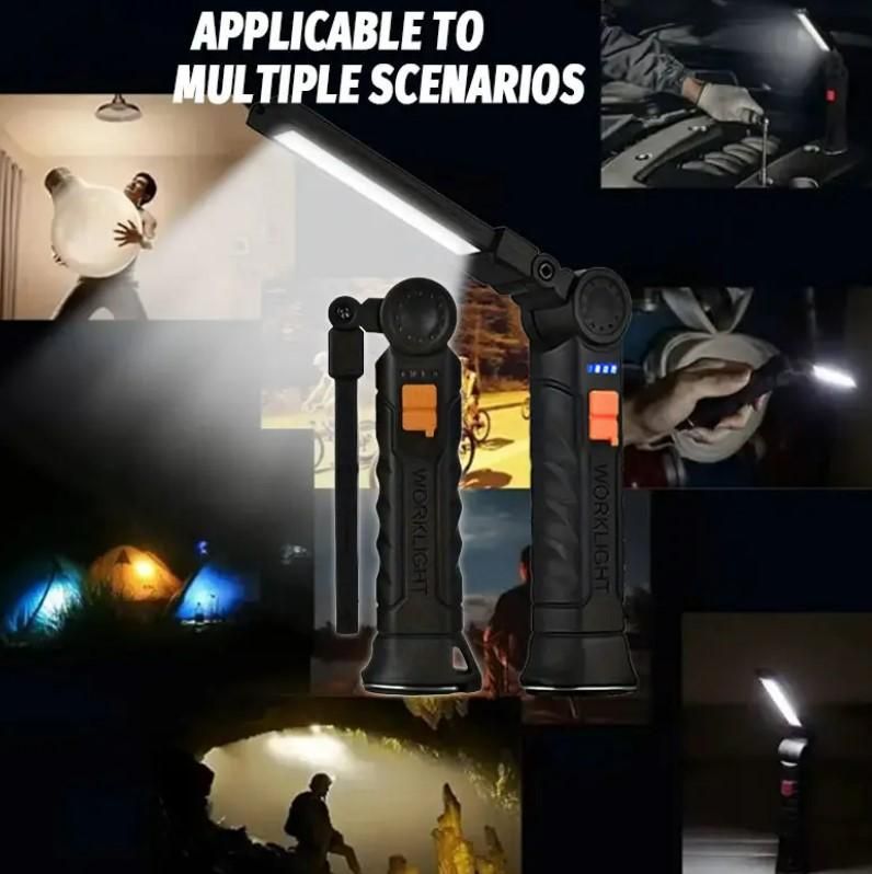 Magnetic LED COB Light USB Rechargeable cs2856-ri