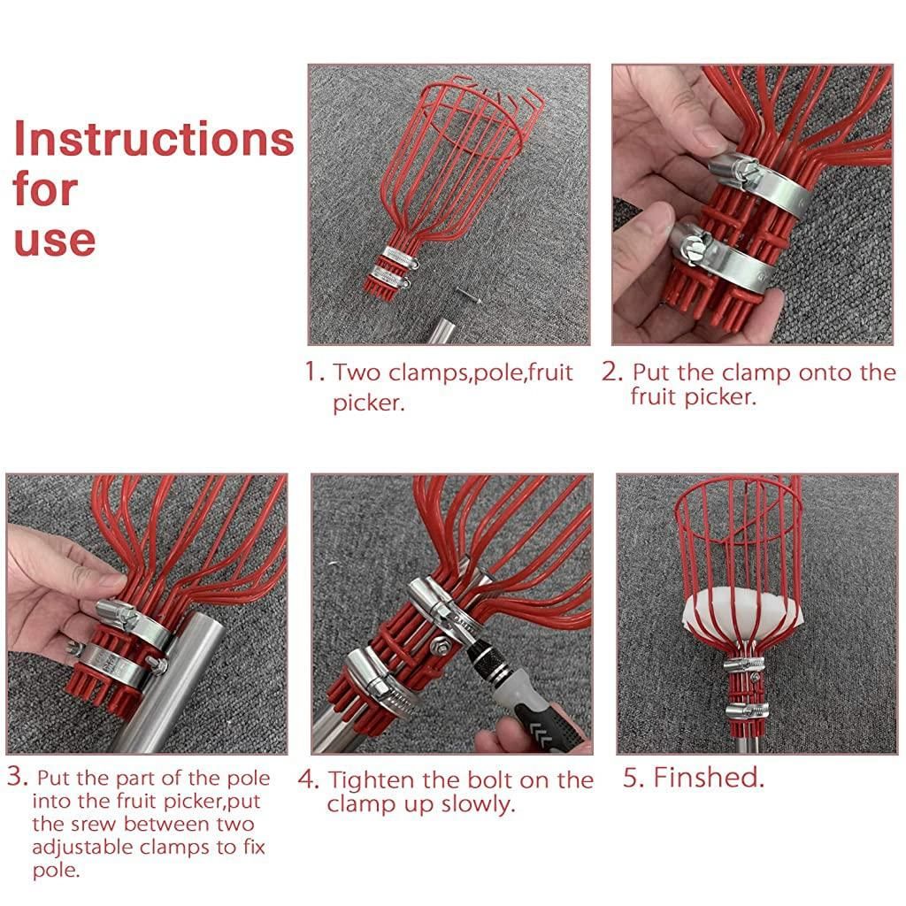 Fruit Picker with Basket cs2856-ri