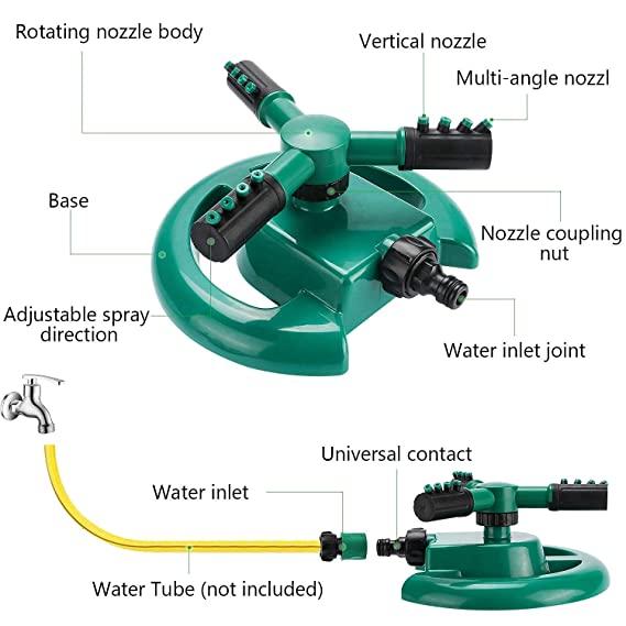 360 Degree Sprayer Head Water Saving Device cs2856-ri