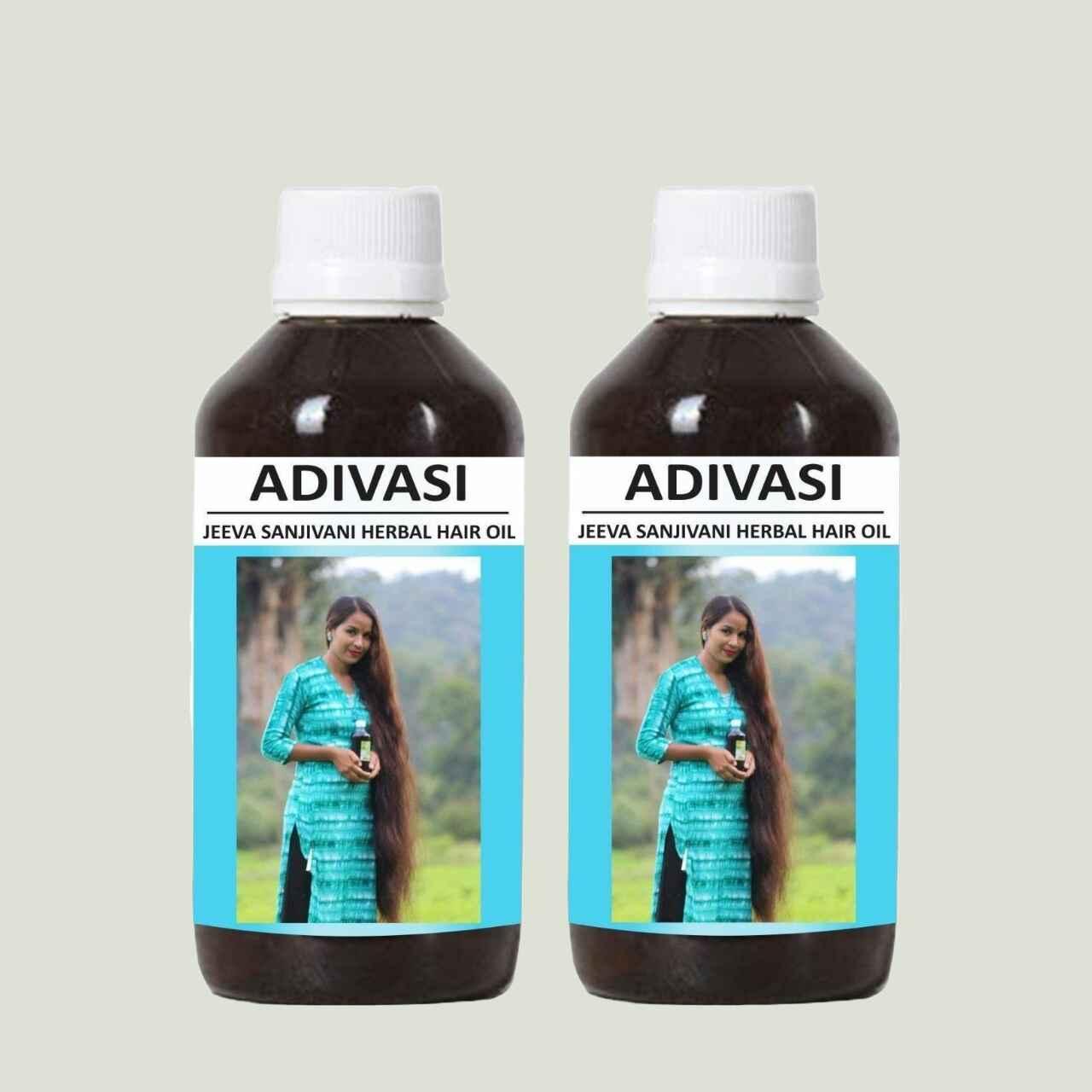 Adivasi Jeeva Sanjivani Herbal Hair Oil 125ml (Pack of 2) cs2856-ri