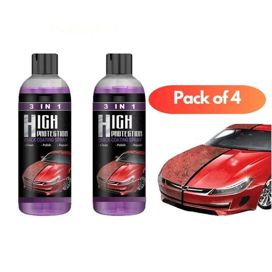 3 in 1 High Protection Quick Car Ceramic Coating Pack of 2 with 1 Pump cs2856-ri