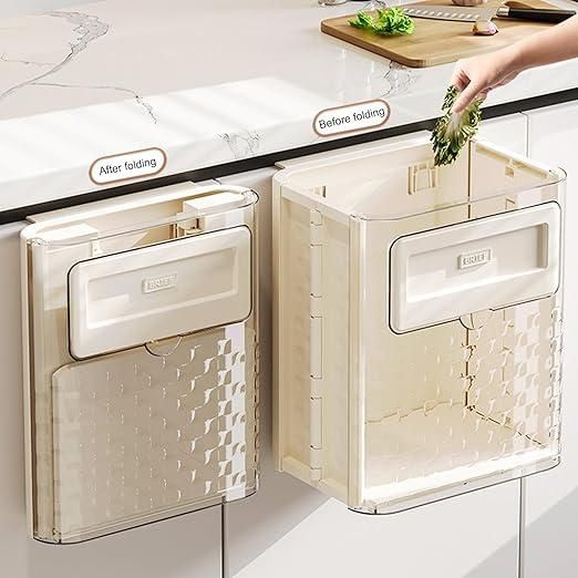 Foldable Wall Mounted Trash Can cs2856-ri