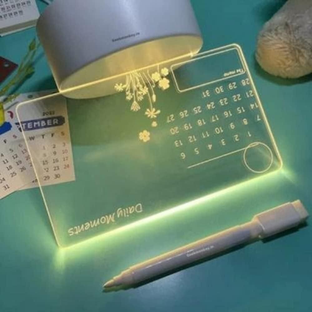 3d Acrylic Writing Board with Pen and Light cs2856-ri