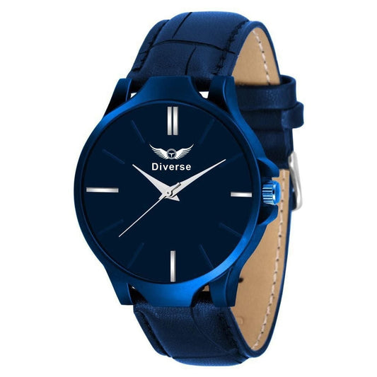 Men's Analog Leather Watch cs2856-ri