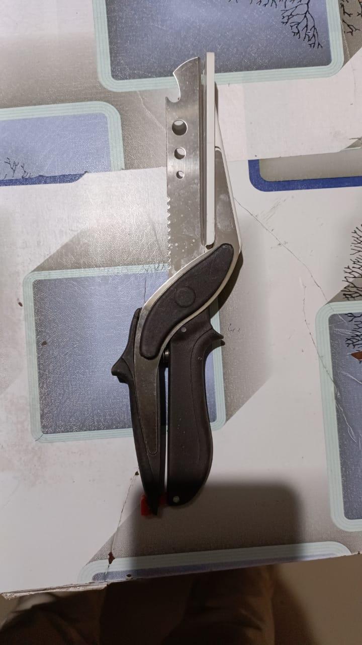 Clever Cutter - 2 in 1 Kitchen Knife / Cleaver Cutters cs2856-ri