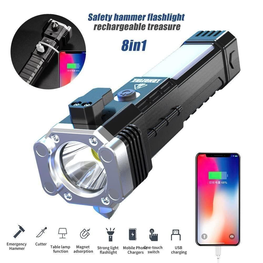 Portable Rechargeable Torch LED Flashlight cs2856-ri