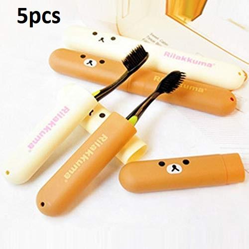 Toothbrush Box- Mini Cute Cartoon Toothbrush Box/Holder(Pack of 5) cs2856-ri