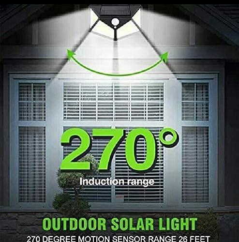 Latest Solar Lights for Garden 100 LED Motion Sensor Security Lamp for Home,Outdoors Pathways | Bright Solar Wireless Security Motion Sensor 100 Led Night Light (100 LED) cs2856-ri