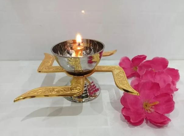 Brass Swastik Diya cs2856-ri