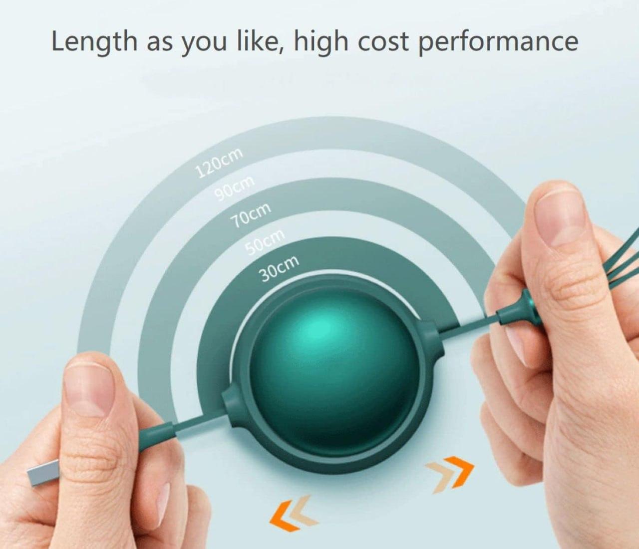 3 in 1 Charging Data Cable cs2856-ri