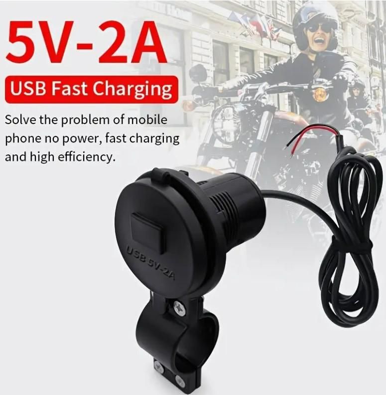 Bike-Motorcycle USB Charger cs2856-ri