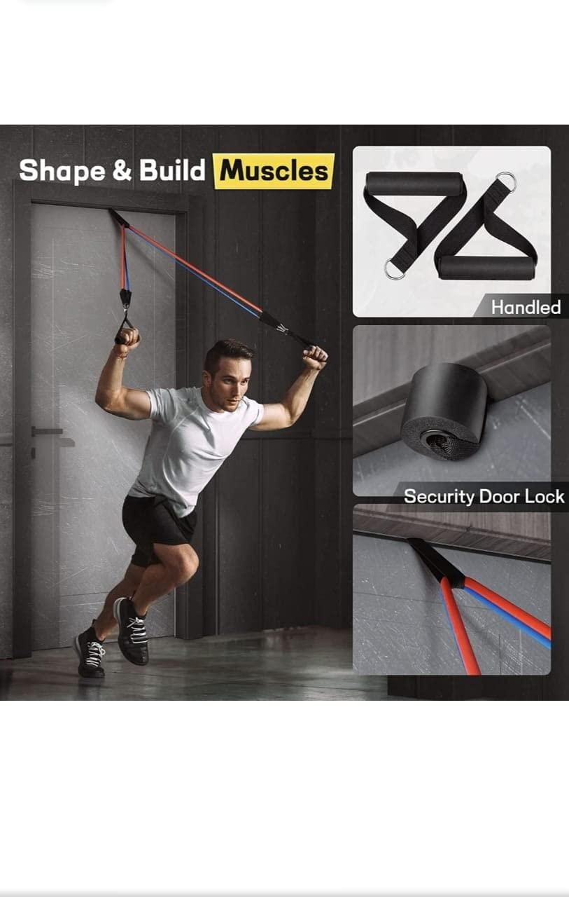 Resistance Band Set for Heavy Workout cs2856-ri
