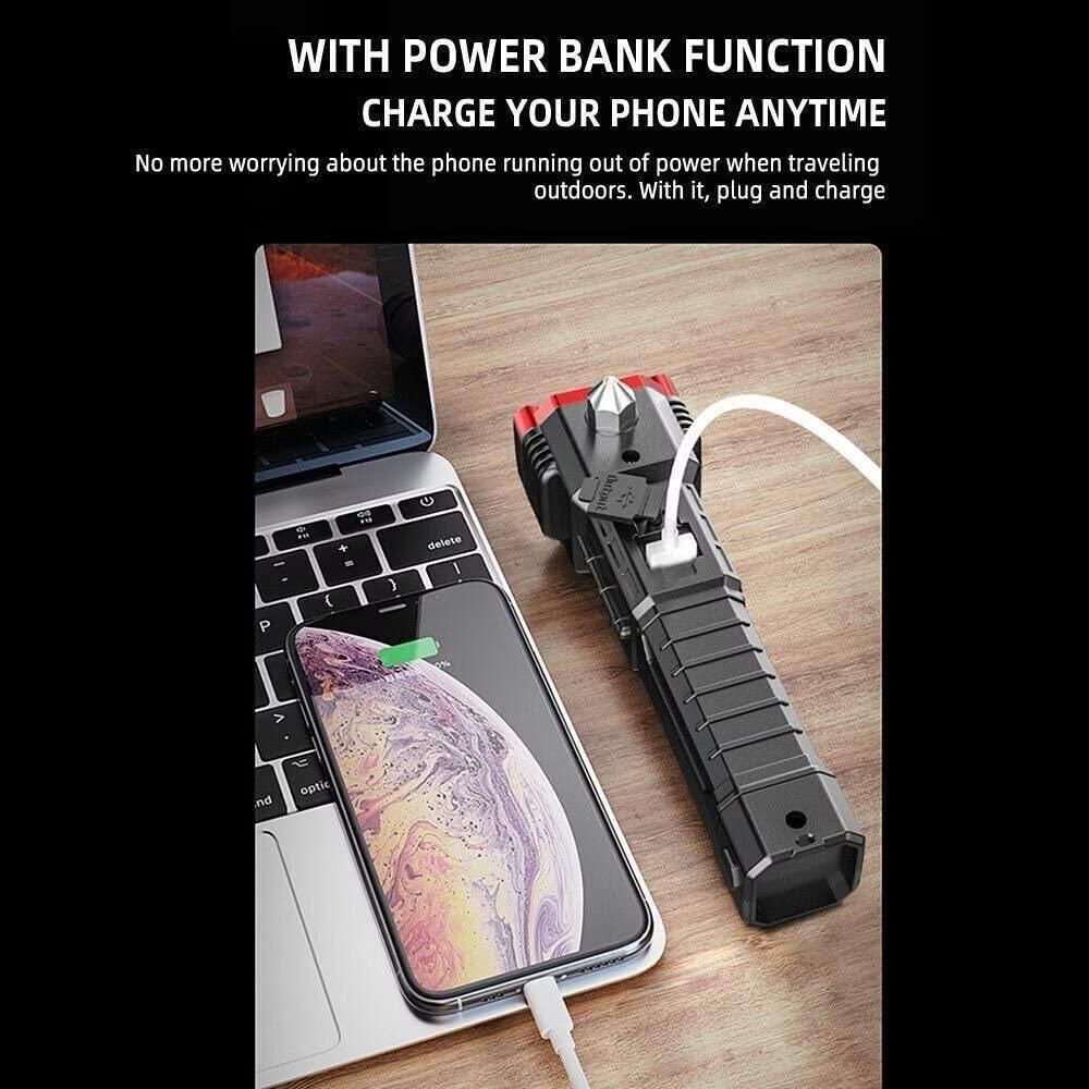 Portable Rechargeable Torch LED Flashlight cs2856-ri