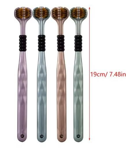 3 SIded Tooth Brush Pack of 4 cs2856-ri