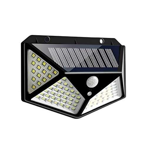 Latest Solar Lights for Garden 100 LED Motion Sensor Security Lamp for Home,Outdoors Pathways | Bright Solar Wireless Security Motion Sensor 100 Led Night Light (100 LED) cs2856-ri