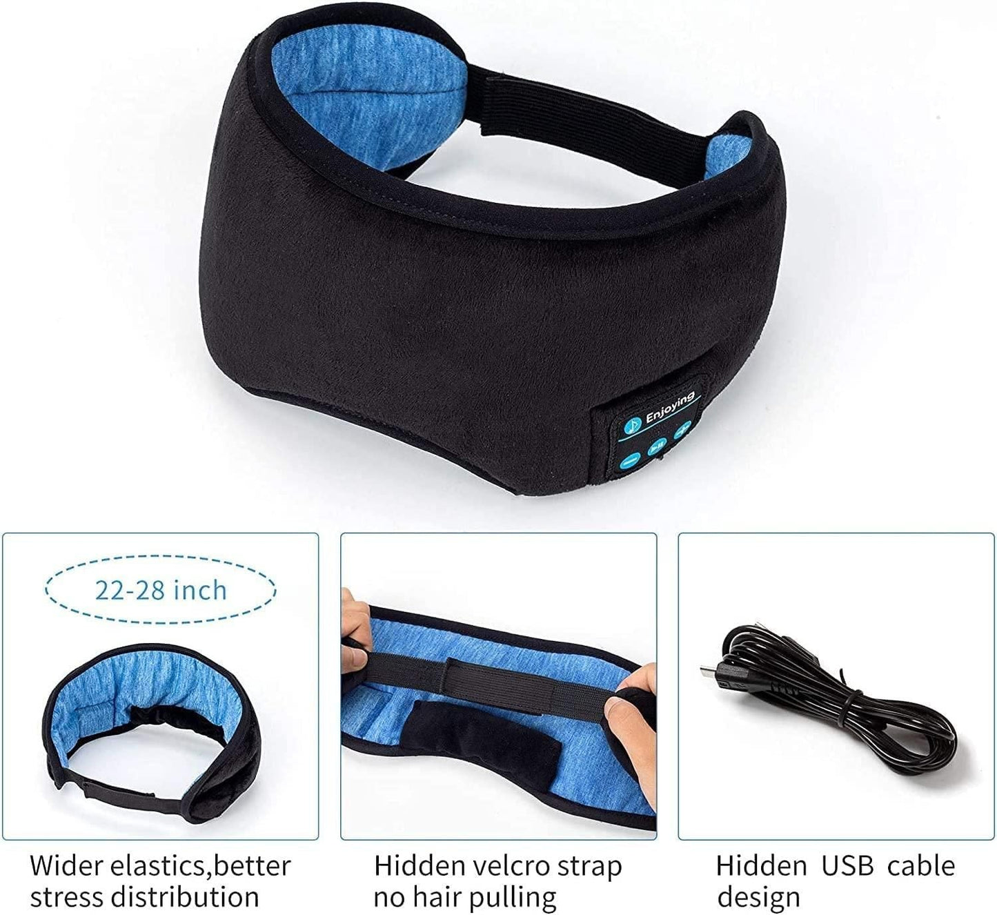 Wireless Bluetooth Eye Mask With Music cs2856-ri