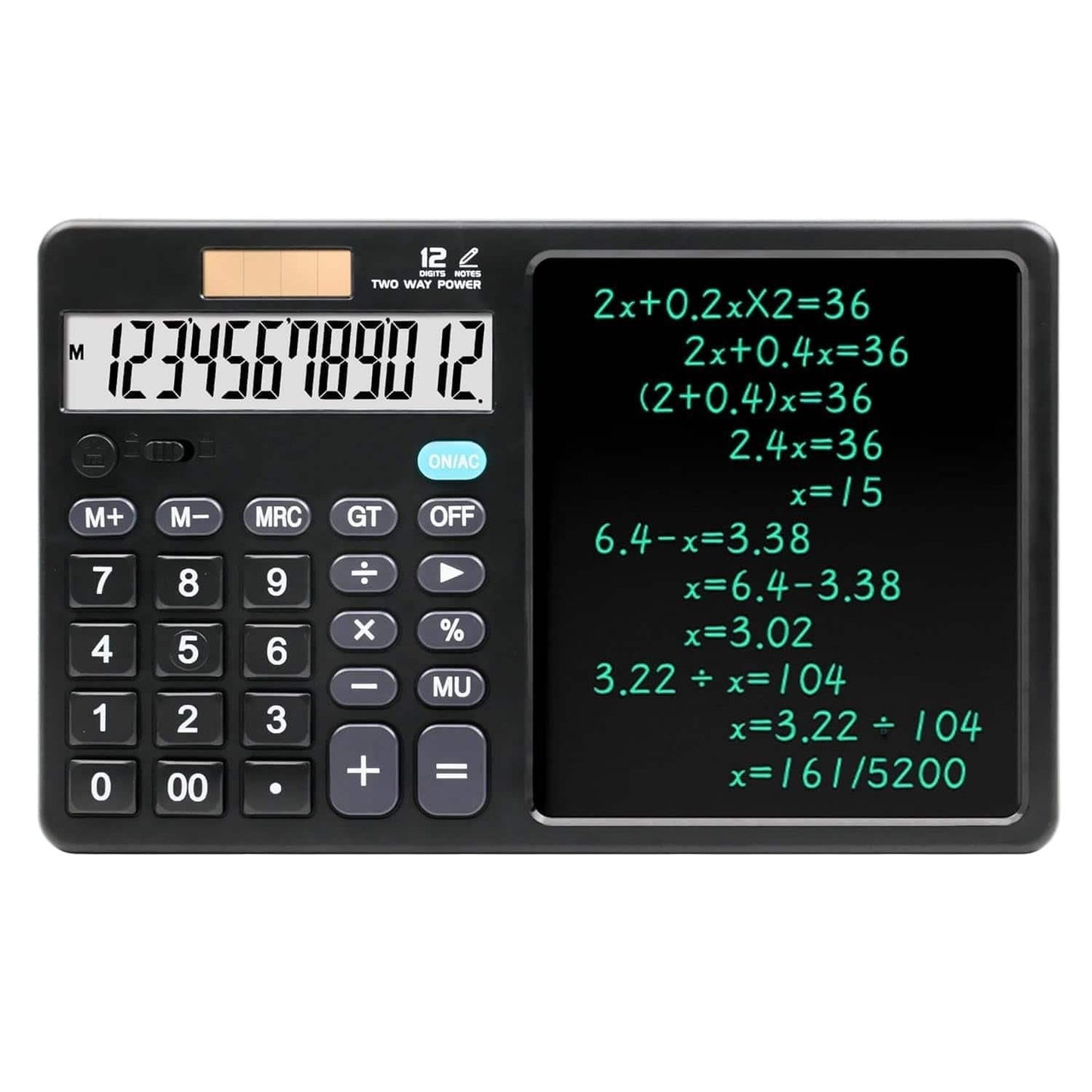 Calculator with Notepad cs2856-ri
