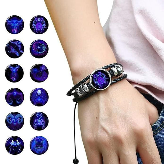 Guardian Bracelet Black Leather Bracelet Adjustable - SAMRIDHI SMART STORESAMRIDHI SMART STORE
