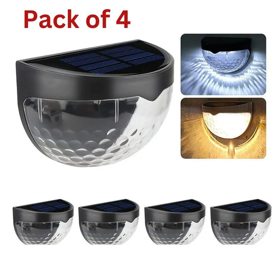 Solar Fence Lights (Pack of 4) cs2856-ri