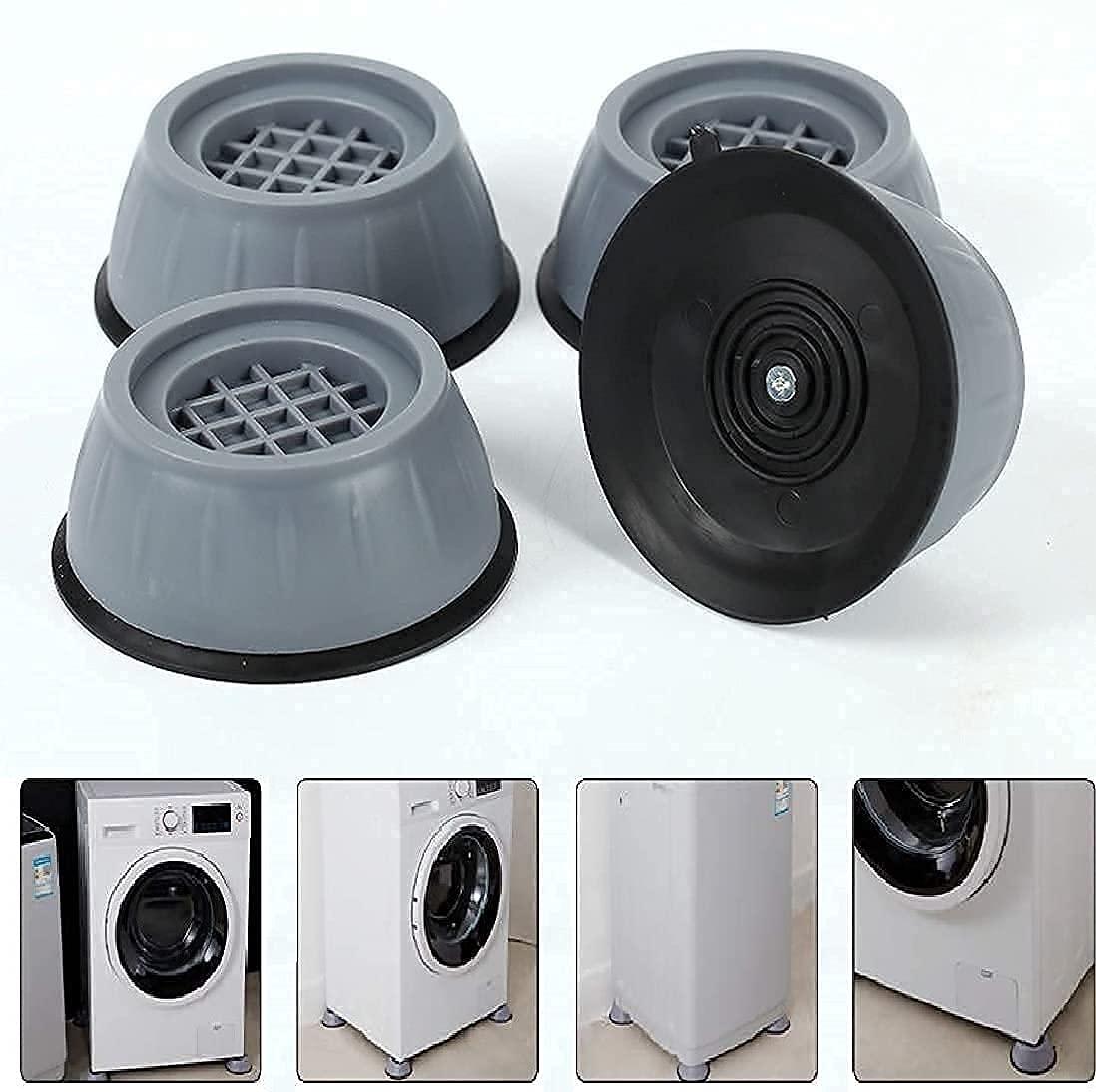 Anti Vibration Pad-Anti-vibration Pads For Washing Machine - 4 Pcs Shock Proof Feet For Washer ? Dryer, Great For Home, Laundry Room, Kitchen, Washer, Dryer, Table, Chair, Sofa, Bed (4 Units) cs2856-ri