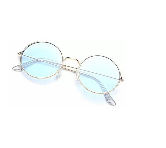 UV Protection Round Sunglasses (55) (For Boys, Blue) cs2856-ri