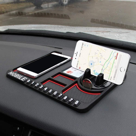 HSR Car Accessories Multifunction Phone GPS Holder Anti-Slip Silicone Pad and Car Mobile Holders for Car Dashboard cs2856-ri