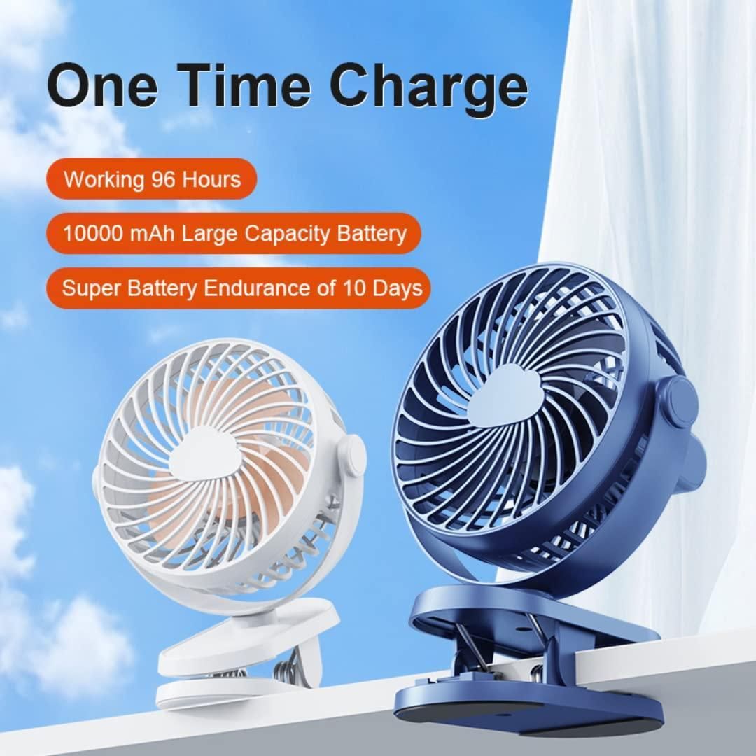 Super Airflow, Silent USB Portable Desktop Fan cs2856-ri