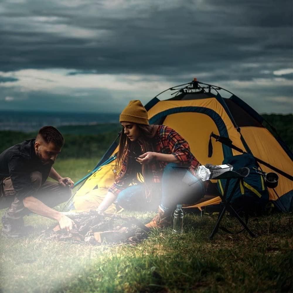 Portable Rechargeable Torch LED Flashlight cs2856-ri