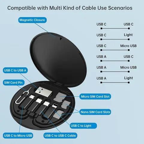 Fast Charging Travel Cabel Set cs2856-ri
