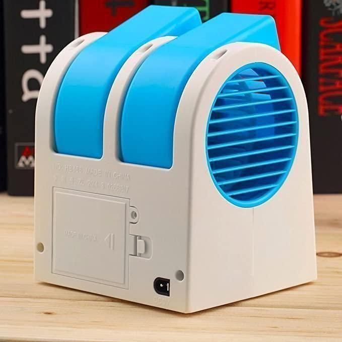 Mini Fan and Portable Dual Bladeless Air Conditioner cs2856-ri