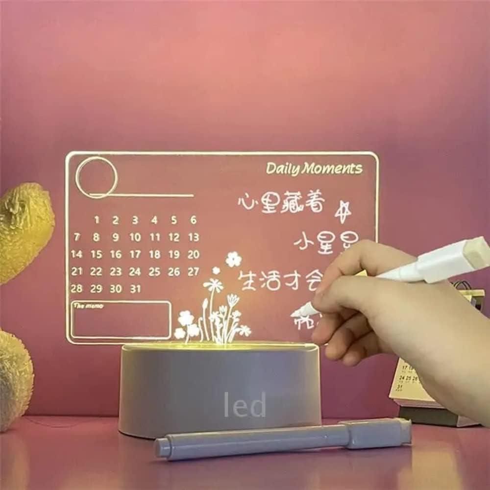 3d Acrylic Writing Board with Pen and Light cs2856-ri