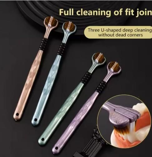 3 SIded Tooth Brush Pack of 4 cs2856-ri