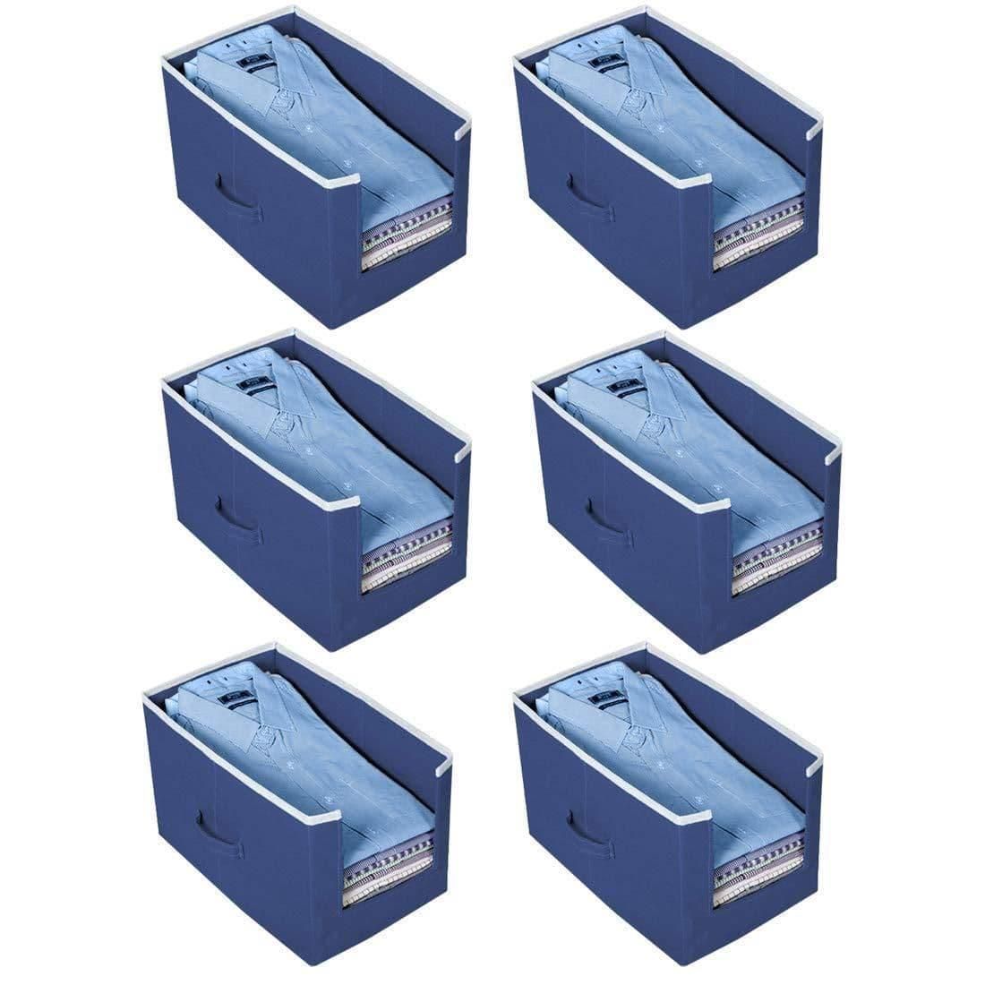 Closet Organizer-Foldable Shirts and Clothing Organizer Stackers Pack of 6 cs2856-ri