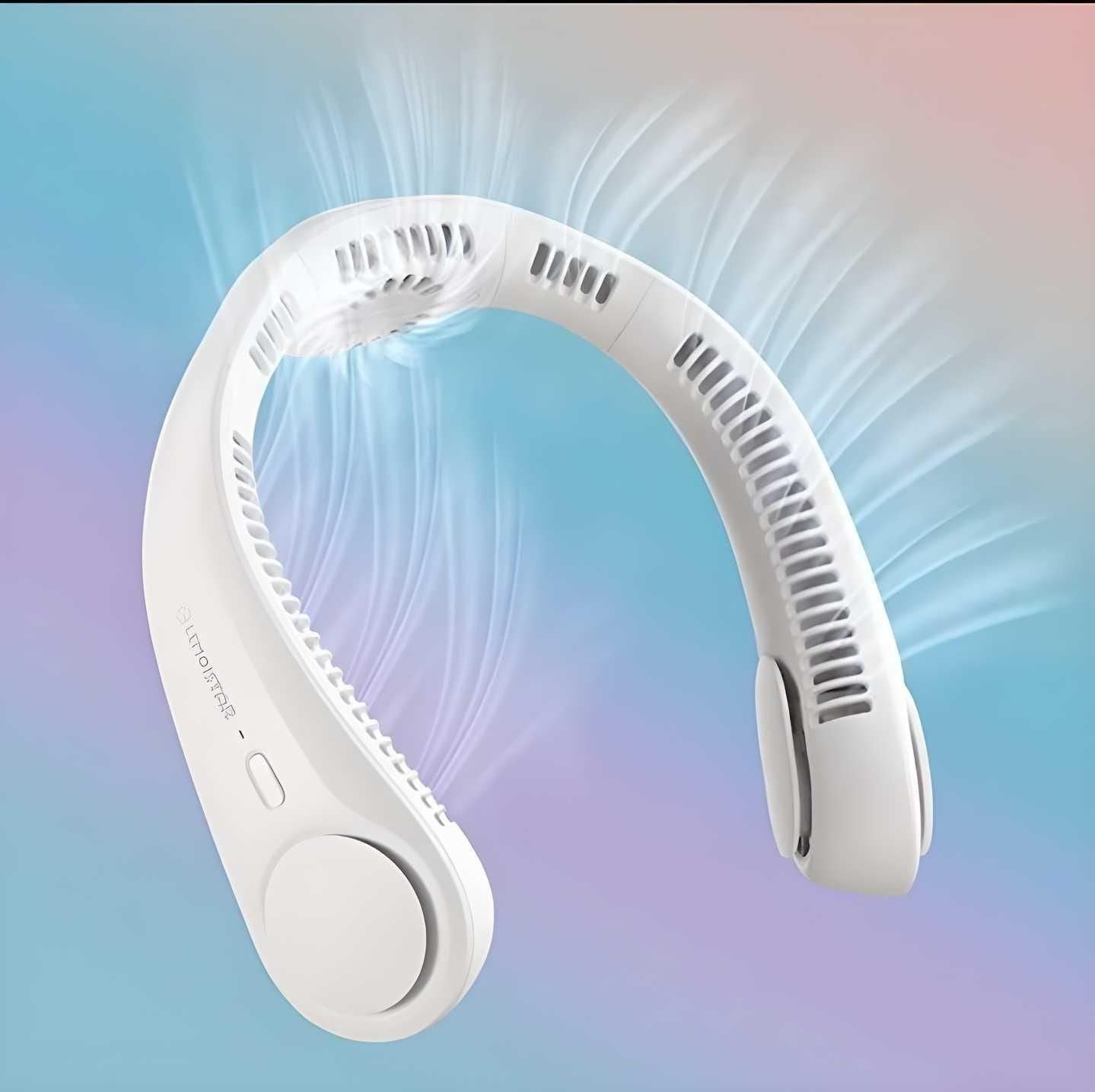 Portable Bladeless Hanging Rechargeable Neck Fan cs2856-ri