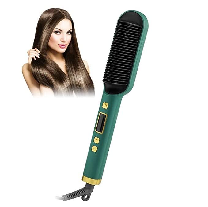 Professional Electric Hair Straightener Comb Brush cs2856-ri