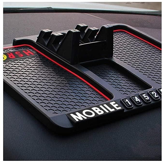 HSR Car Accessories Multifunction Phone GPS Holder Anti-Slip Silicone Pad and Car Mobile Holders for Car Dashboard cs2856-ri